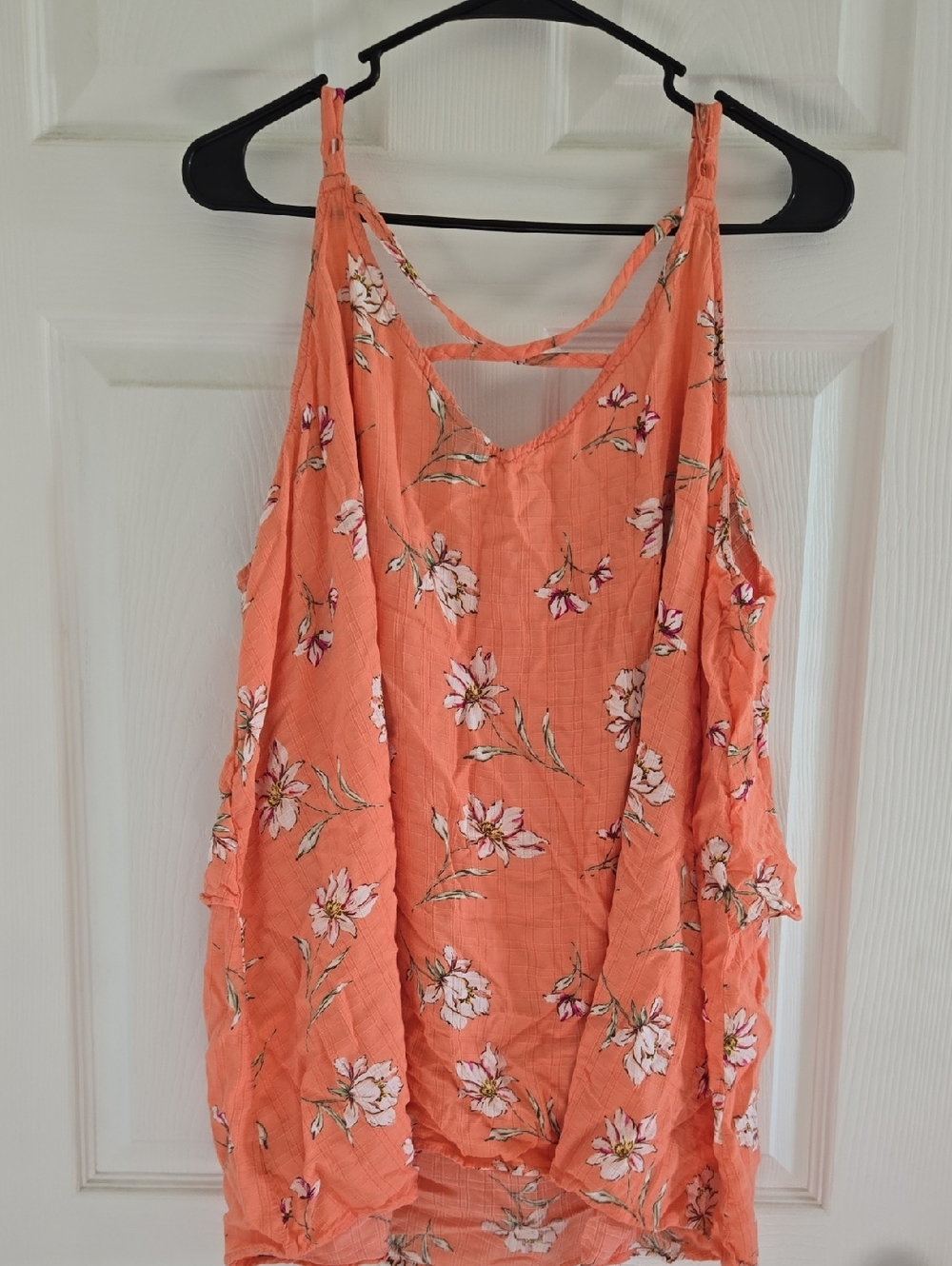 torrid Coral Floral Ruffle Camisole - Picture 4 of 4